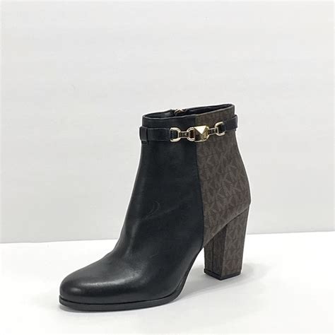 New Michael Kors Michael Aldridge Leather Ankle Bootie